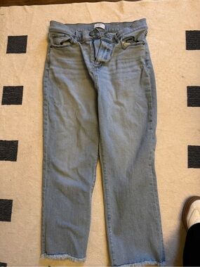 LOFT Light Blue Straight-Leg Jeans